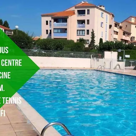 Frejus 5 Min Centre Studio Piscine Clim Tennis Pk 아파트